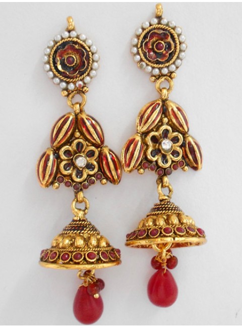 Polki Earrings